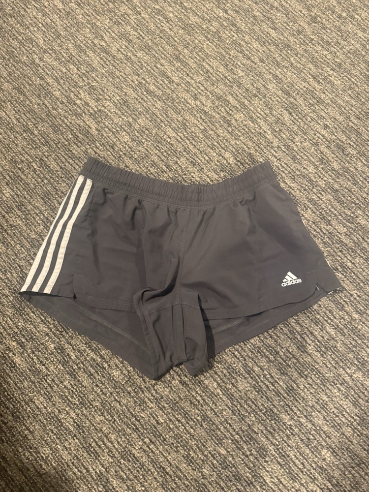 adidas Aeroready Women's Athletic Shorts, Size Medium, Grey Blue