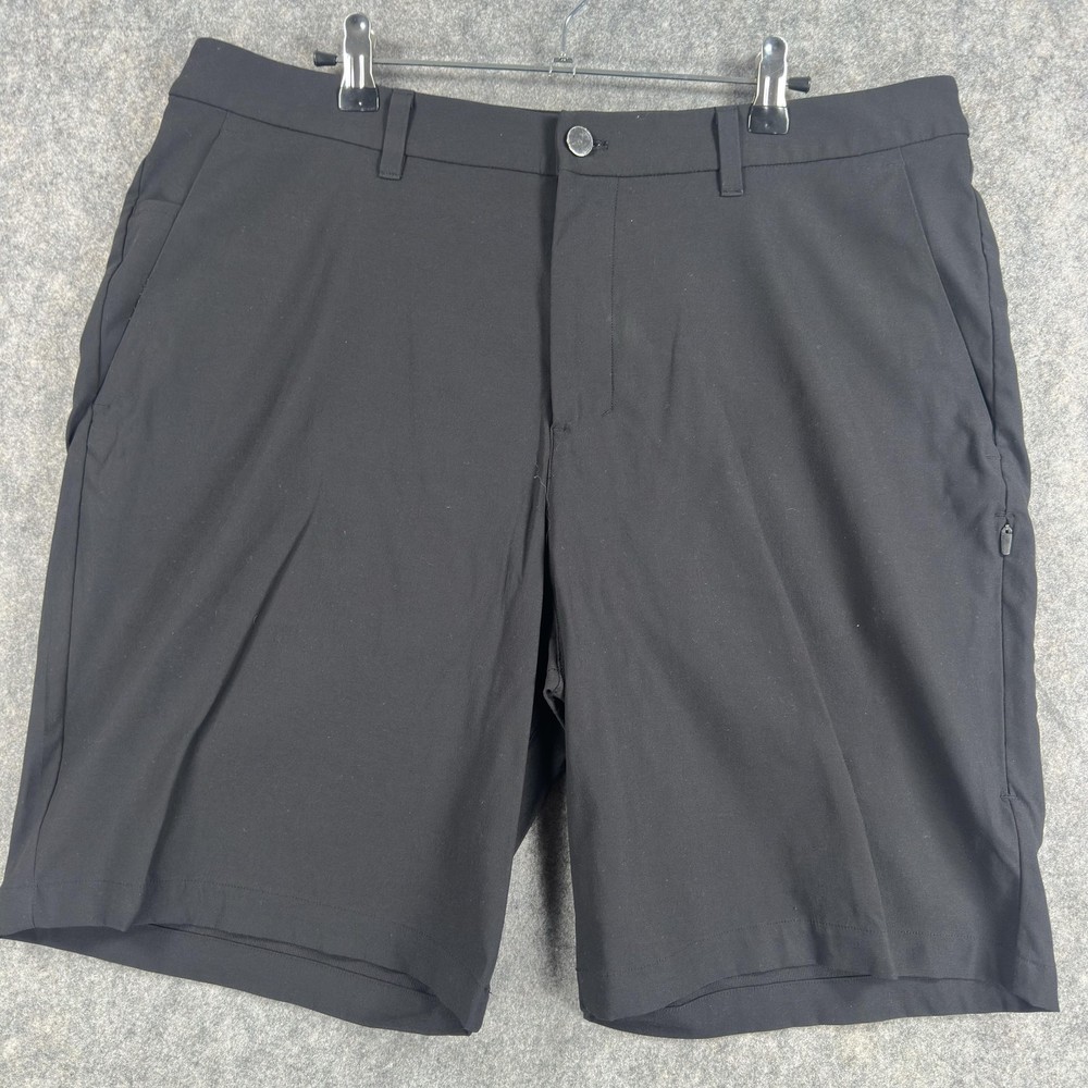 Lululemon ABC Golf Shorts Mens 36 Black Stretch Athletic Pockets LM7BHES