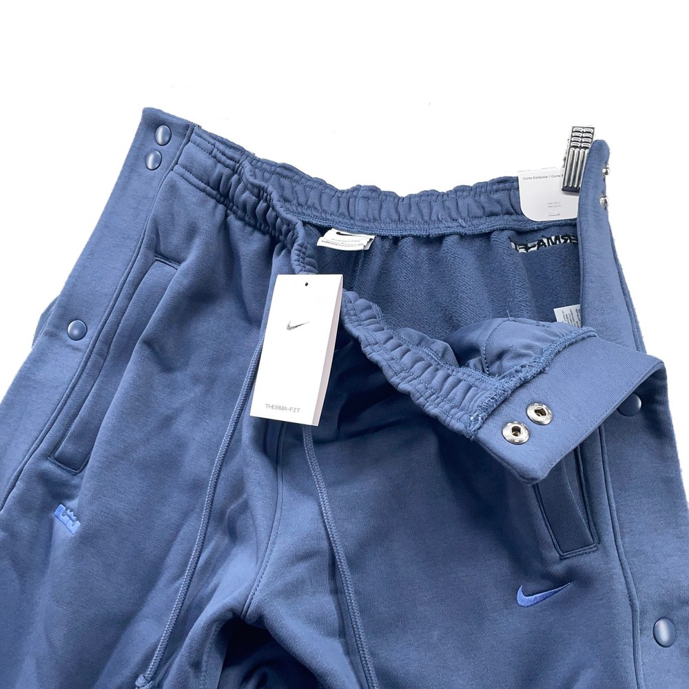Nike LeBron Tear-Away Basketball Pants Mens Small Blue Therma-FIT FZ1036 NWT