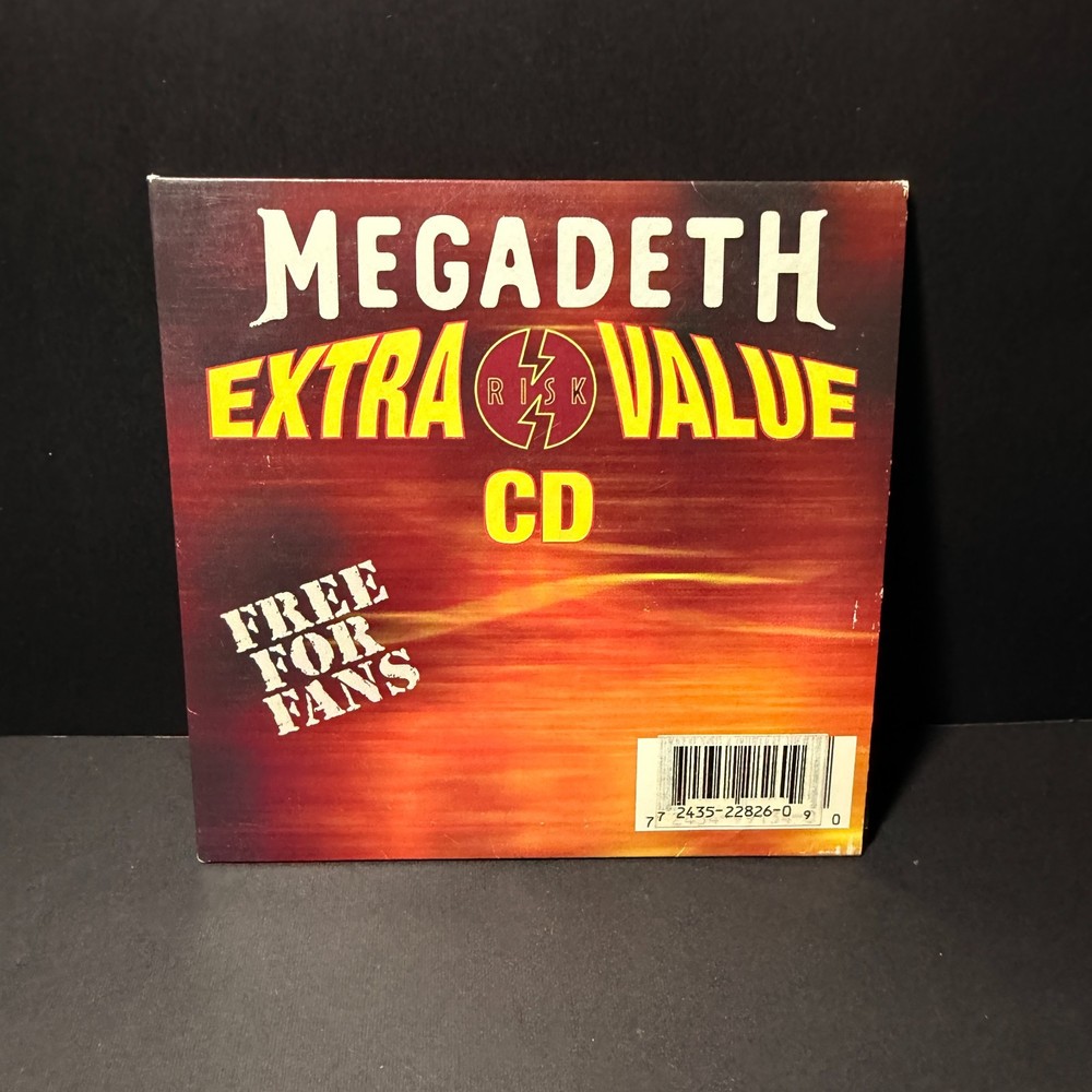 Megadeth Extra Value CD - Heavy Metal For Fans - Rare Promo