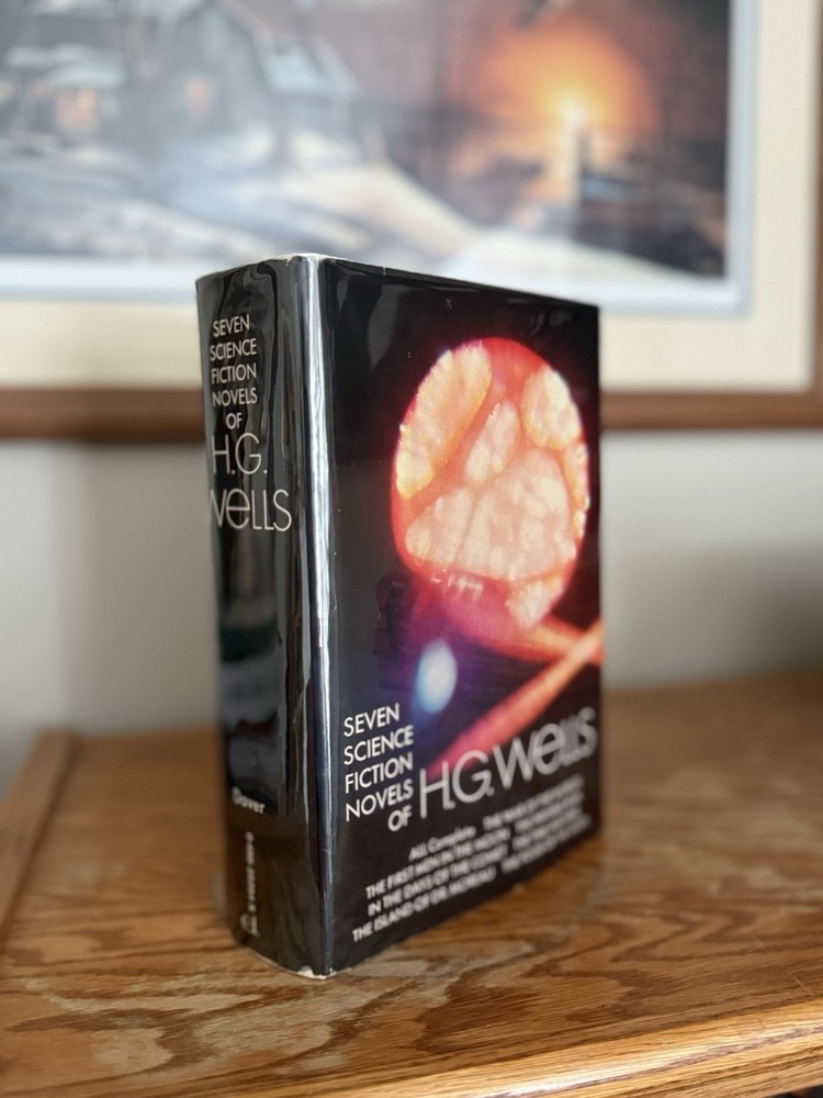 Seven Science Fiction Novels Of H.g. Wells: Dover: 1934 Hc/Dj