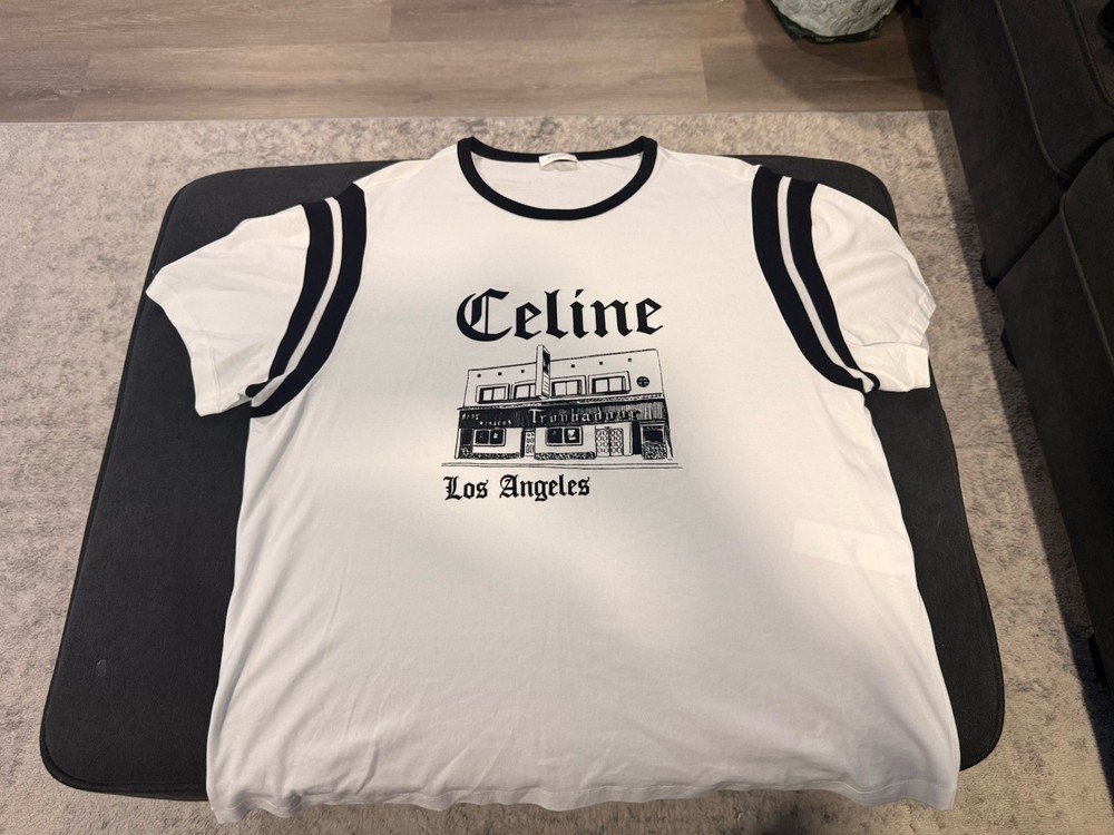 1000% Authentic Limited Edition Celine Troubadour t-shirt Sz Large Worn Once