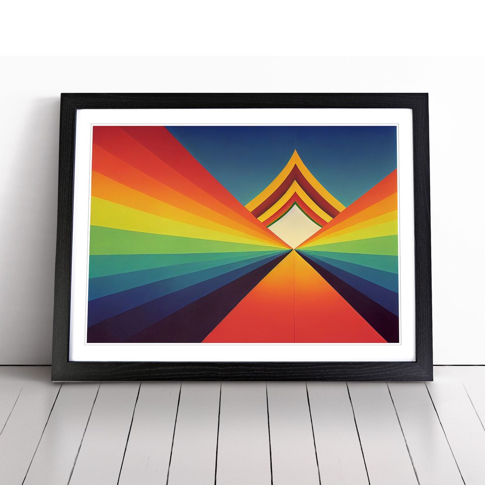 Abstract Rainbow Art Vol.1 Wall Art Print Framed Canvas Picture Poster Decor
