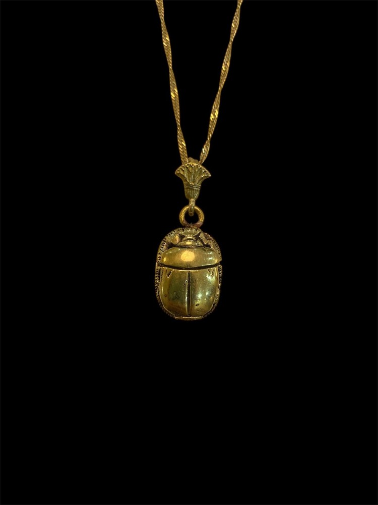 Scarab Beetle Pendant made in Egypt , Handmade Egyptian Jewlery