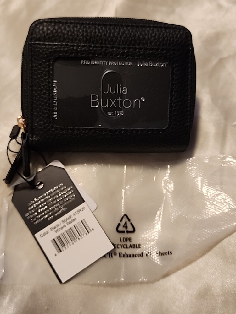 Julia Buxton  RFID  Wizard Wallet Black