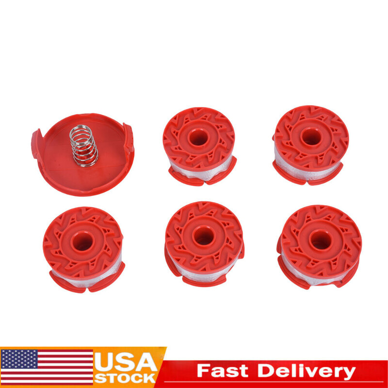 5 String Trimmer Spool Line with Cap & Spring for Craftsman CMCST900 CMZST065