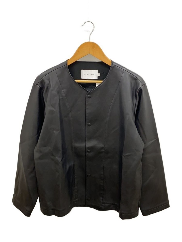 Leather Jacket Blouson/1/-/Blk 3503