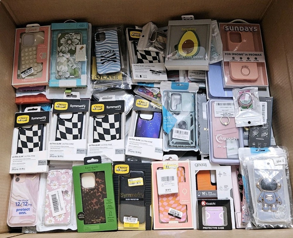 iPhone Samsung/Apple/Google Lot Of 200+ Phone Cases And Accessories Read Descr..