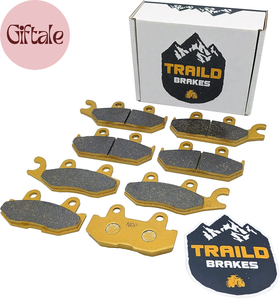 Ceramic Brake Pad Set for Yamaha Viking 700/ Viking VI 2014-2026 Front & Rear Co