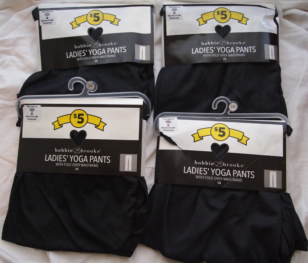 Bobbie Brooks  Gym / Yoga Pants For Ladies Size 3X - Set of 4