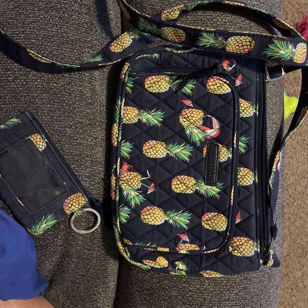 Vera Bradley Tucan Party Crossbody Bag with Matching Coin Wallet