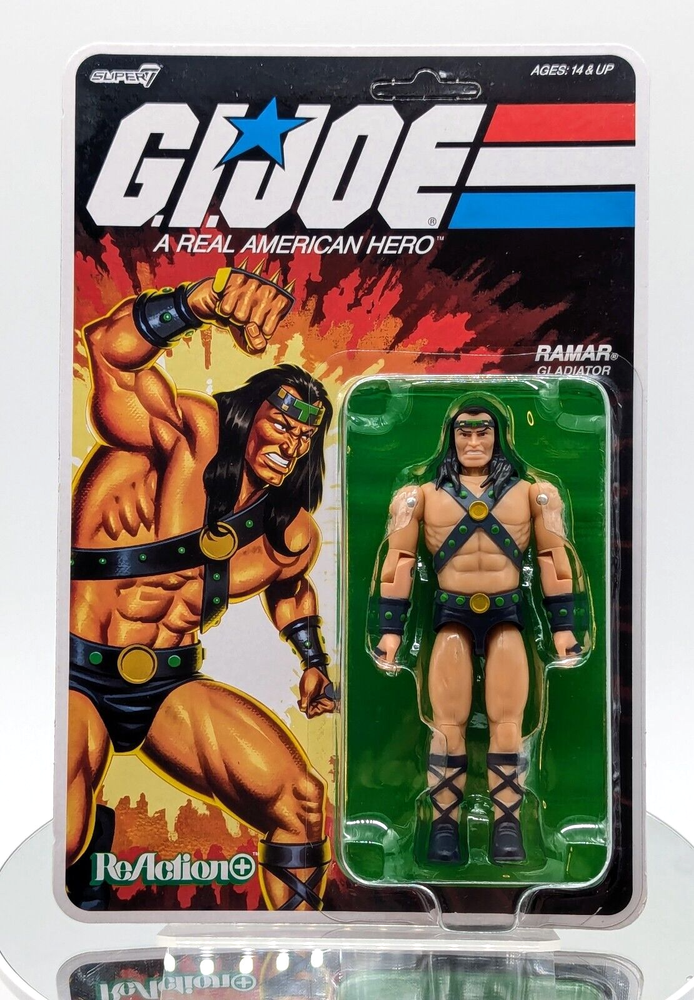 Super7 ReAction+ G.I. Joe RAMAR the Gladiator 3.75