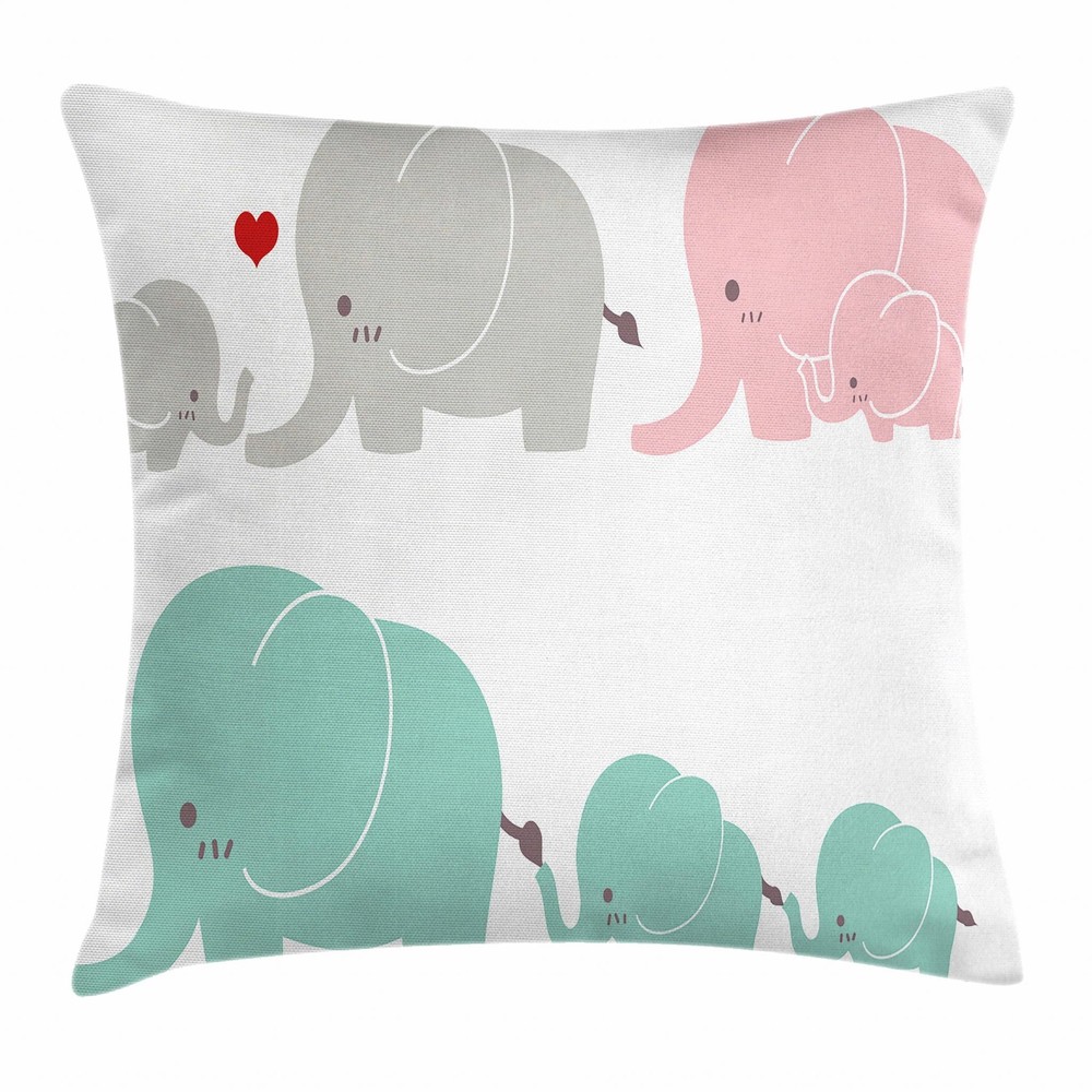 Ambesonne Nursery Animals Throw Pillow Cushion Covers Home Decor 8 Sizes