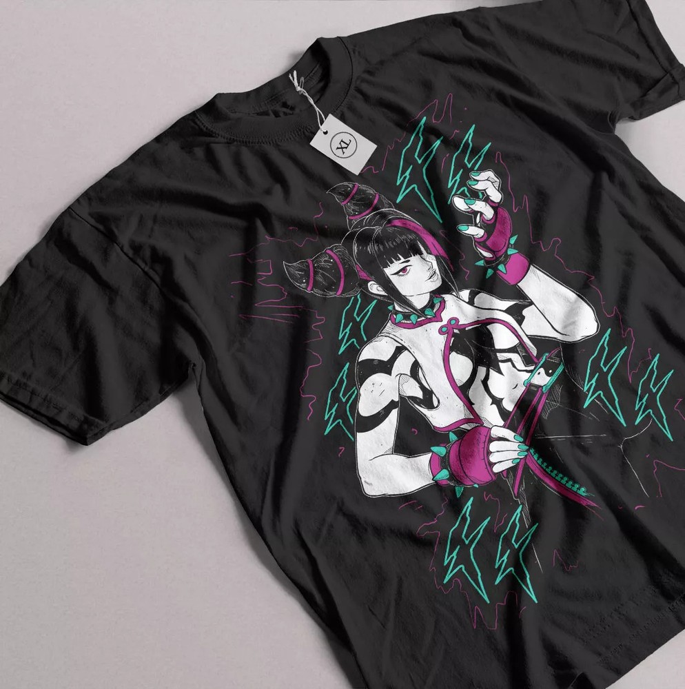 Juri Essential T-Shirt Street Fighter Anime Exclusive Unisex T-shirt - Black