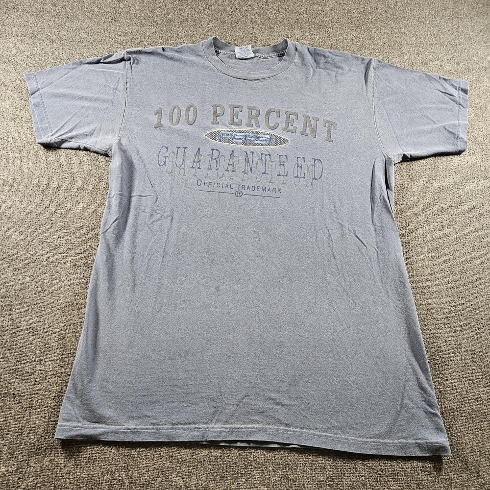 Vintage Pepsi Shirt Mens L/XL Gray 100 Percent Guaranteed Graphic T-Shirt 90s