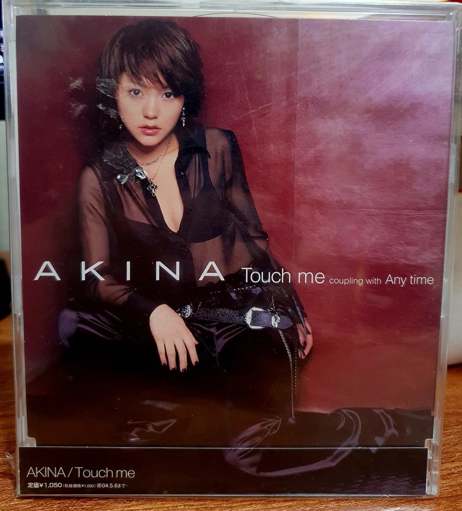 Akina Touch me coupling with Any time 2002 JAPAN CD w/ OBI & INSERTS