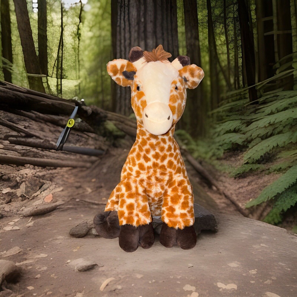 Fiesta Giraffe Plush 15.5” Stuffed Toy Sitting Animal Safari