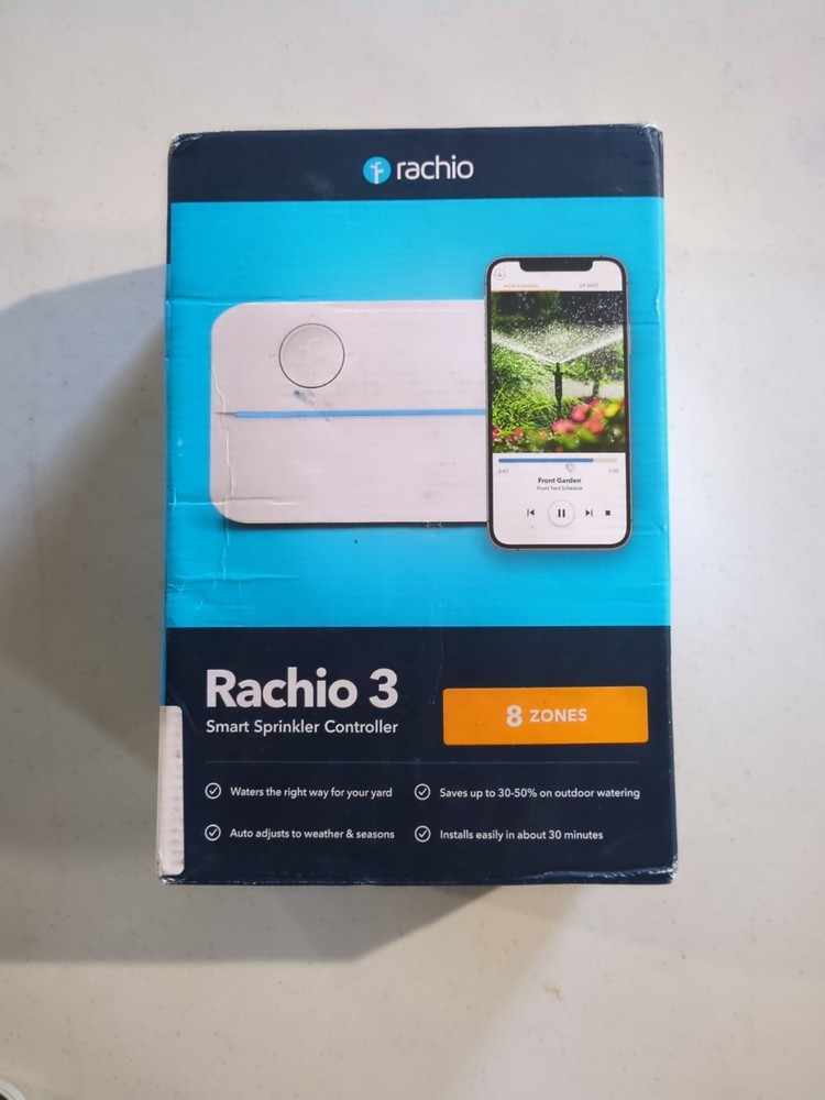 Rachio 3 Smart Sprinkler Controller 8 zones (Pre-Owned Ready to Use)