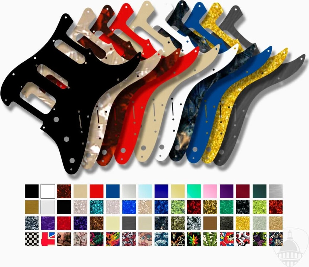 WD Custom Pickguard For Fender American Deluxe or Lone Star Stratocaster