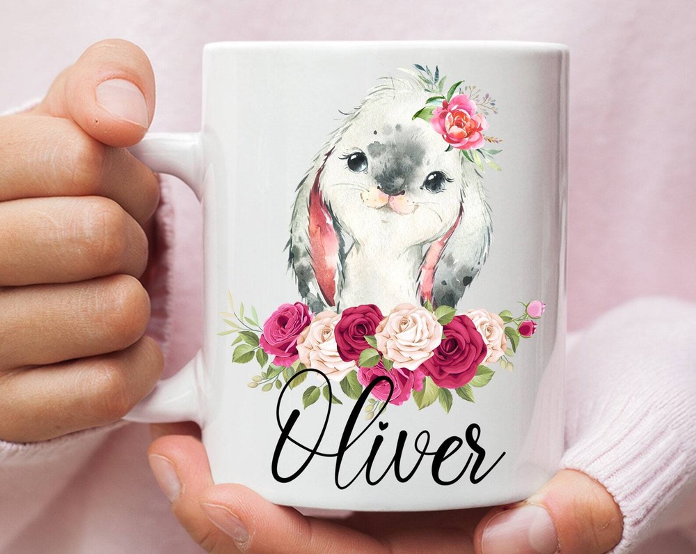 Rabbit Mug Rabbit Coffee Mug Cute Rabbit Gifts Rabbit Lover Gifts Rabbit Cup For