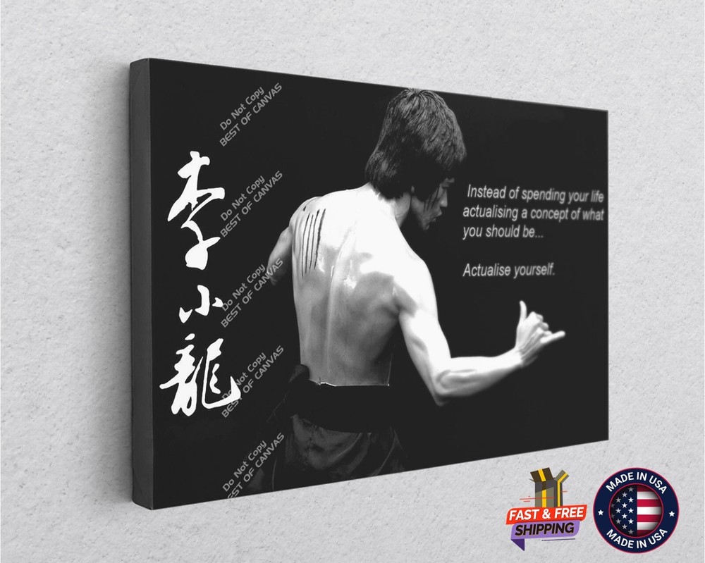 Bruce Lee Quote You Should be Classic Wall Design Painting Canvas Print Art