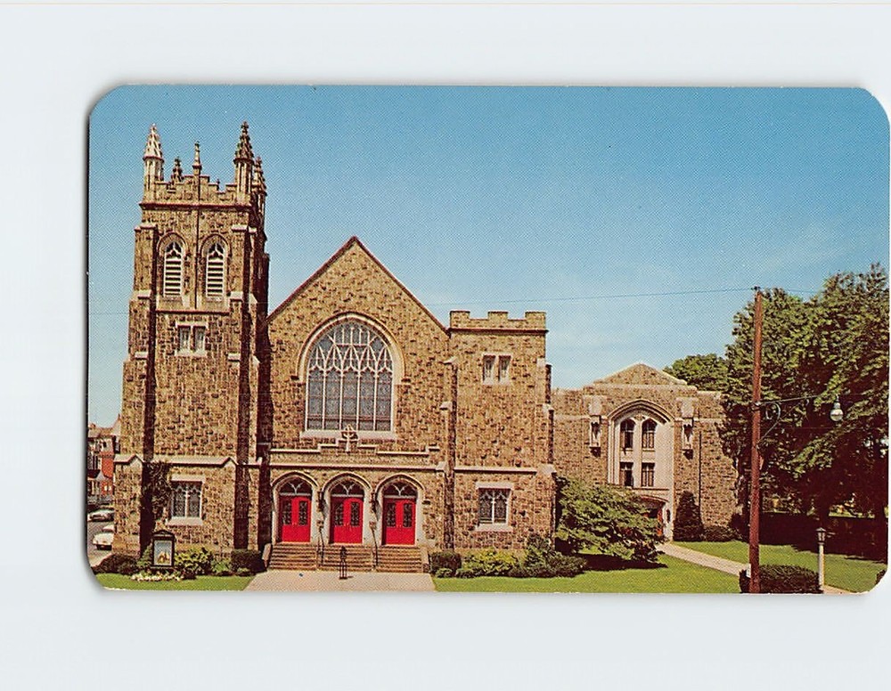 Postcard Christ Lutheran Church Allentown Pennsylvania USA