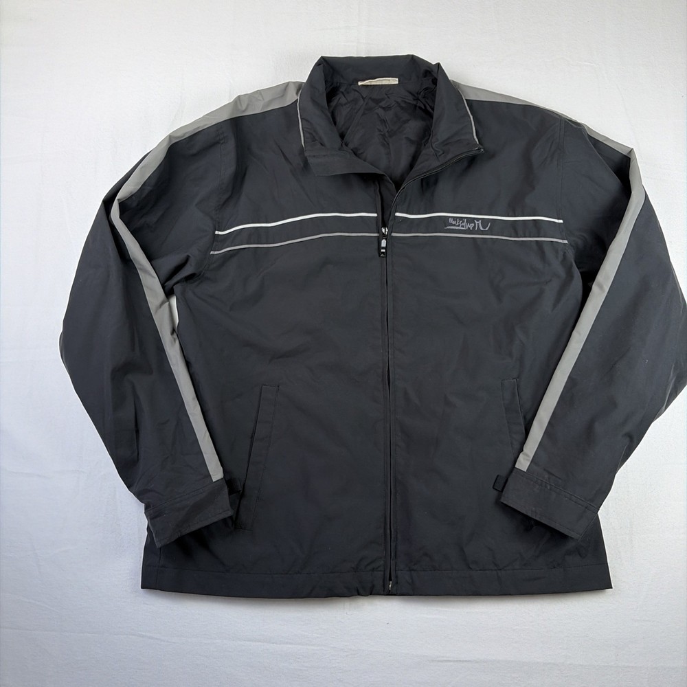 Quicksilver Mens Windbreaker Lightweight Jacket XL Black