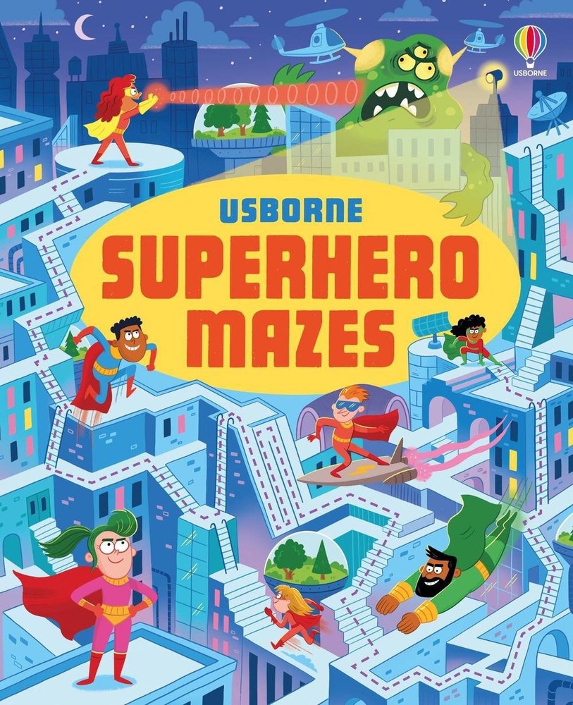 Superhero Mazes by Sam Smith (English) Paperback Book