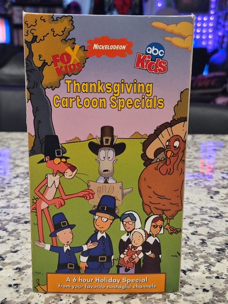 Nickelodeon,  Abc Kids, & Fox Kids Network Thanksgiving Specials VHS