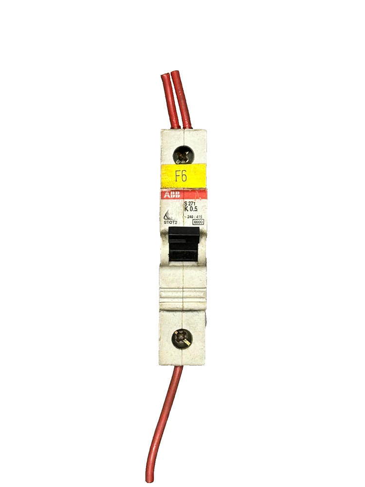 ABB S271 K0,5A Circuit Breaker 1-Pole 277/480VAC