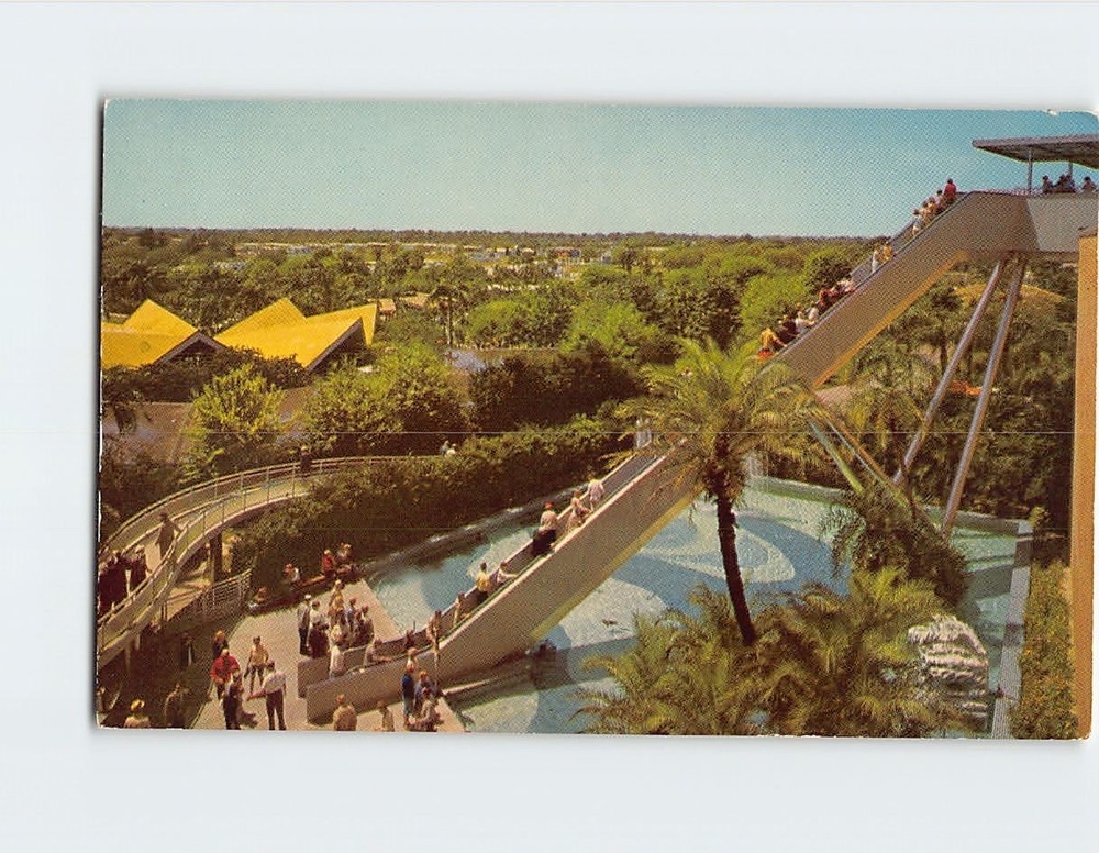 Postcard Stairway to the Stars Busch Gardens Tampa Florida USA