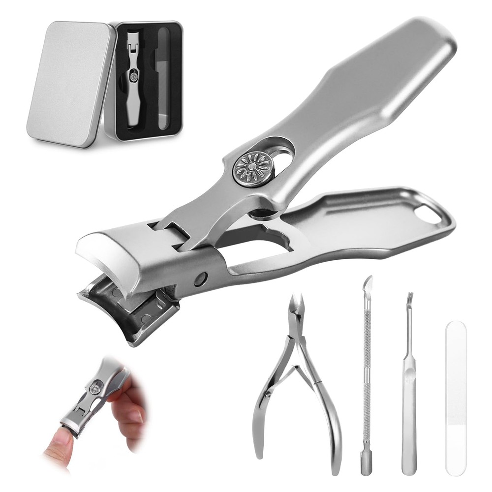 Ultra Sharp German Nail Clippers for Men and Women - Portable Toe & Finger Trimmer