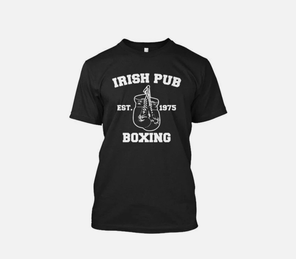 Irish Pub Boxing T-Shirt Made in the USA Size S to 5XL
