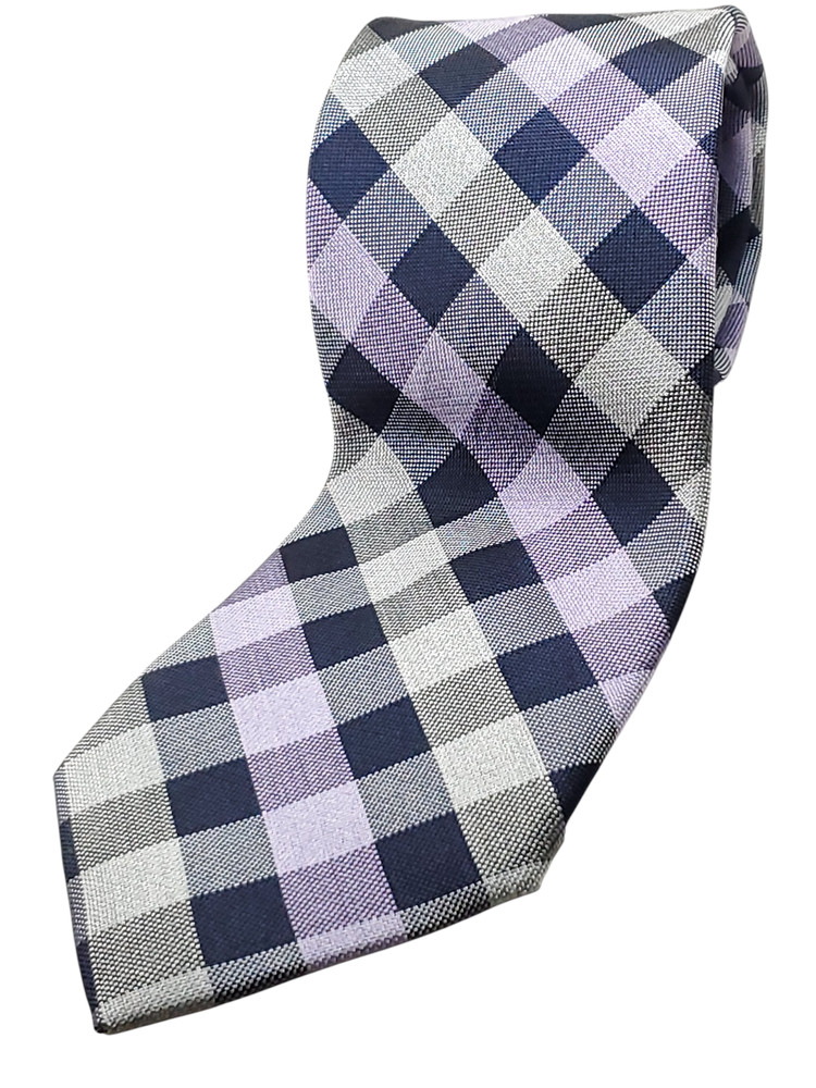 CROFT & BARROW Silk Blend Tie Men's Purple Navy Blue Gray Necktie NEW