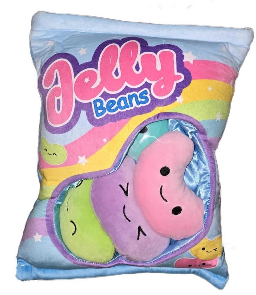 Colorful Jelly Bean Plushies Set of 5 - Brand New with Tags  