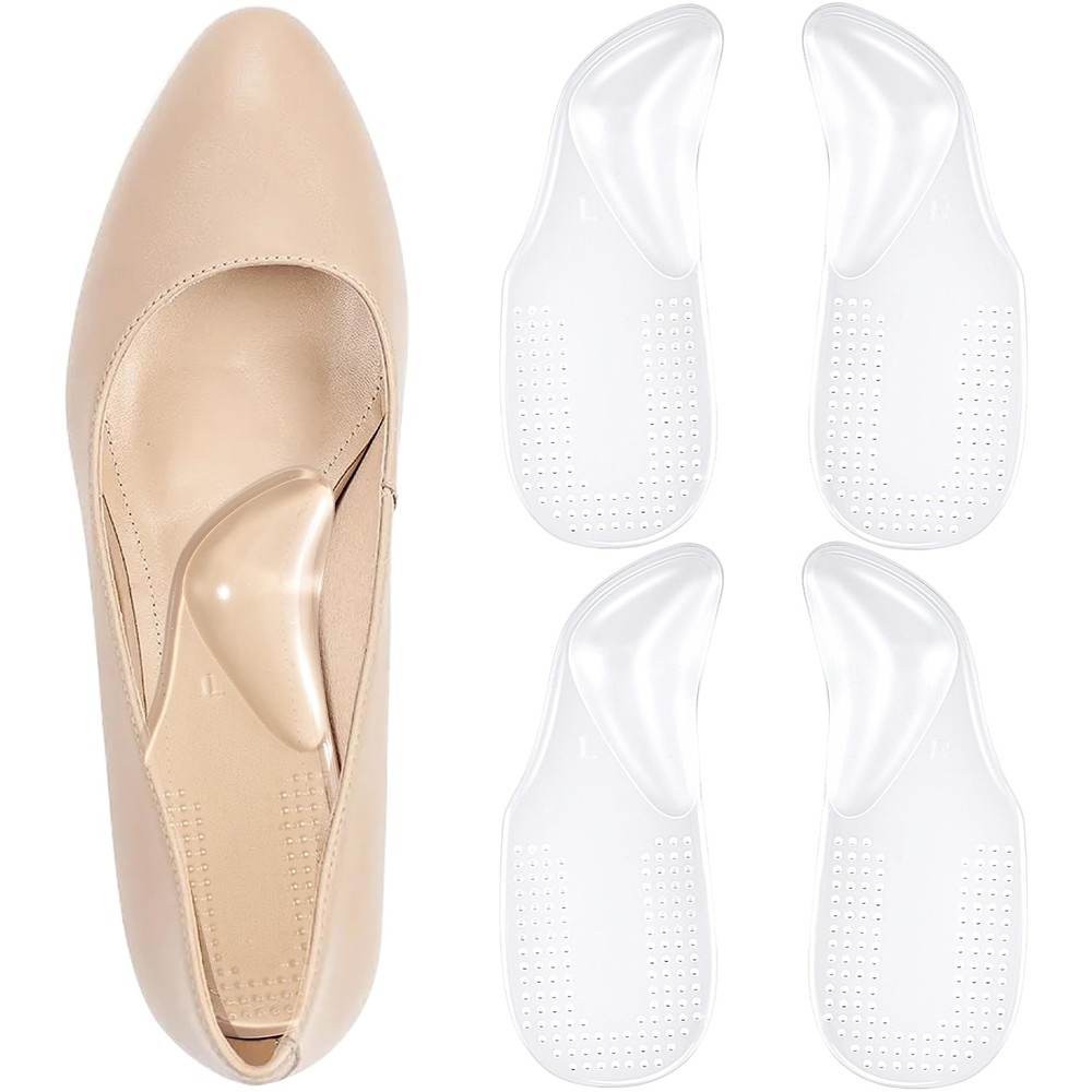 Joez Wonderful 2 Pairs Arch Support Shoe Inserts for Women Gel Arch Pads for ...