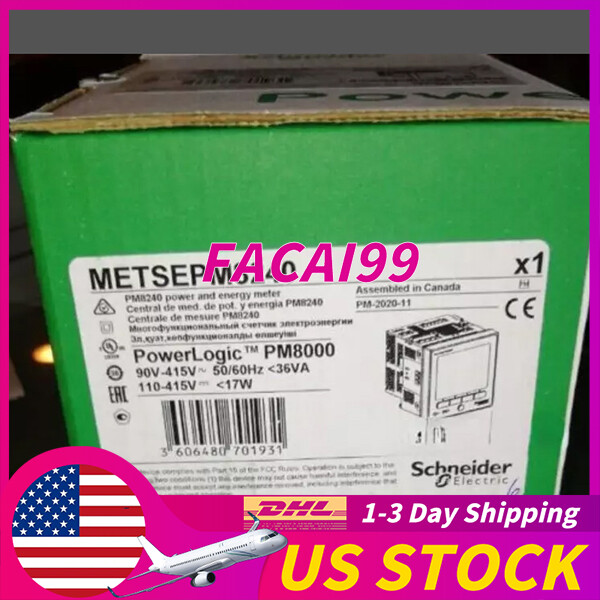 New Sealed Schneider Electric METSEPM8240 Power Logic PM8240 Power Meter