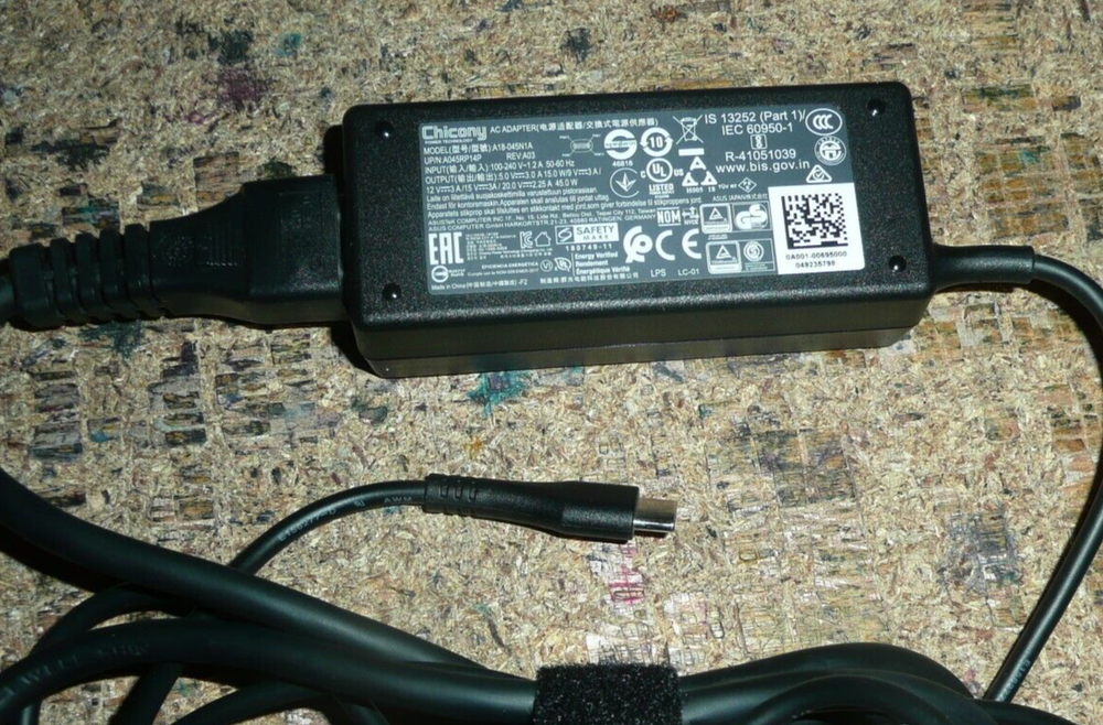 Genuine Chicony 45W USB-C Laptop Charger for Acer Asus Chromebook A18-045N1A-image