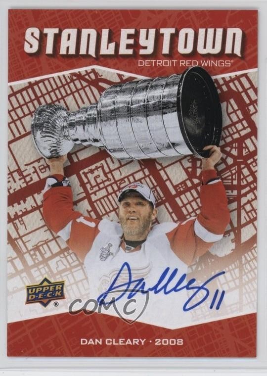 2025 UD Detroit Red Wings Centennial Stanleytown Signatures Dan Cleary AutoFulfilled by COMC - World’s largest consignment service