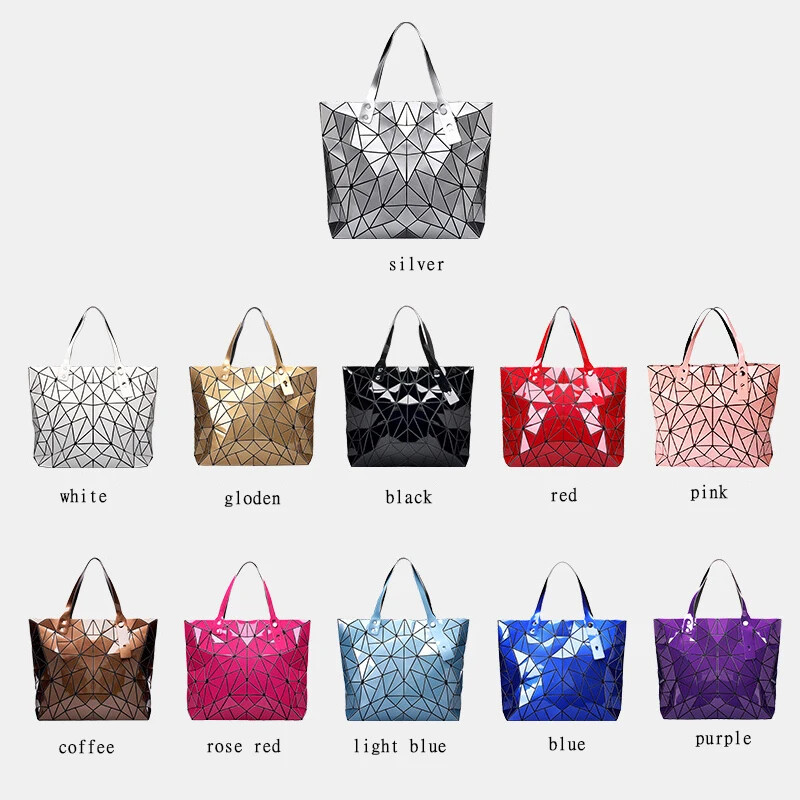 New Gold Handbags Bags For Women Summer Large Tote Bag Ladies Geometric