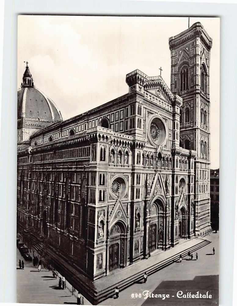 Postcard Cathedral Florence Italy