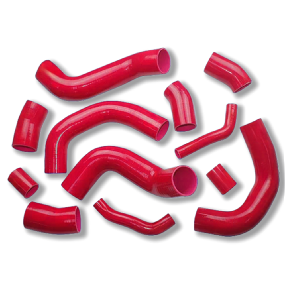 Silicone Radiator Hose Kit For Nissan Skyline GTR35 Turbo Intercooler Pipes Red