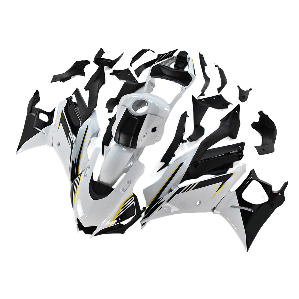 Yamaha R25 R3 2019-2023 ABS Fairing Kit White OEM Style