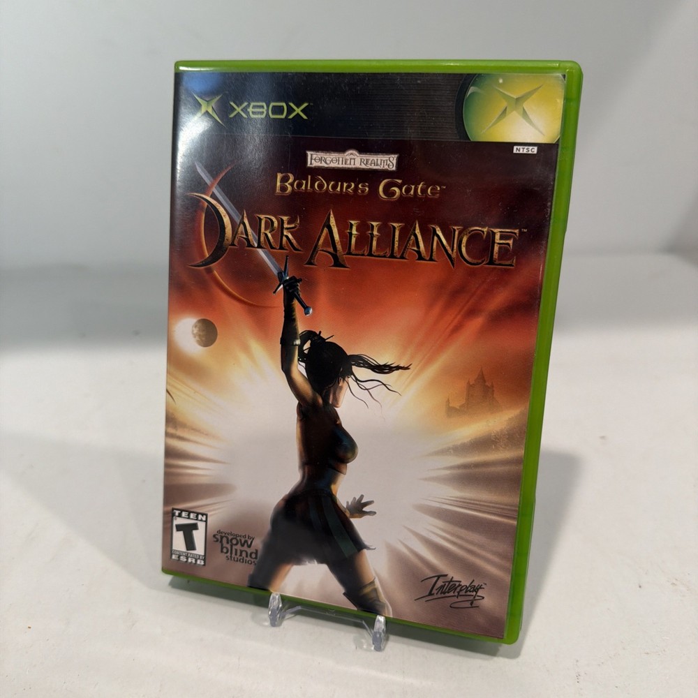 Baldur's Gate: Dark Alliance (Microsoft Xbox, 2002) CIB W/ Reg Card
