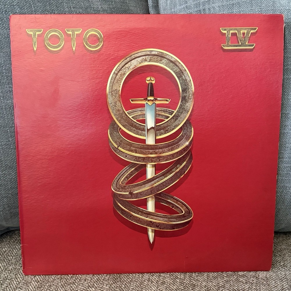 Vintage Toto IV LP Vinyl Record Rock Pop Rock Record Stereo 1982 - Toto Africa