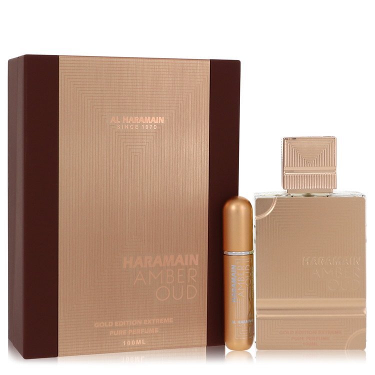 Al Haramain Amber Oud Gold Extreme Gift Set 3.4 oz Perfume