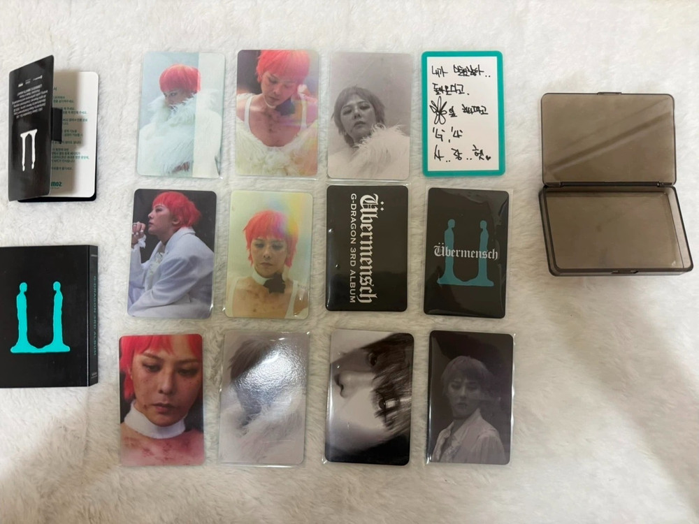 [MINT/12pcs] G-DRAGON Kwon Ji Yong Official Photocard Full Set - Rare Item