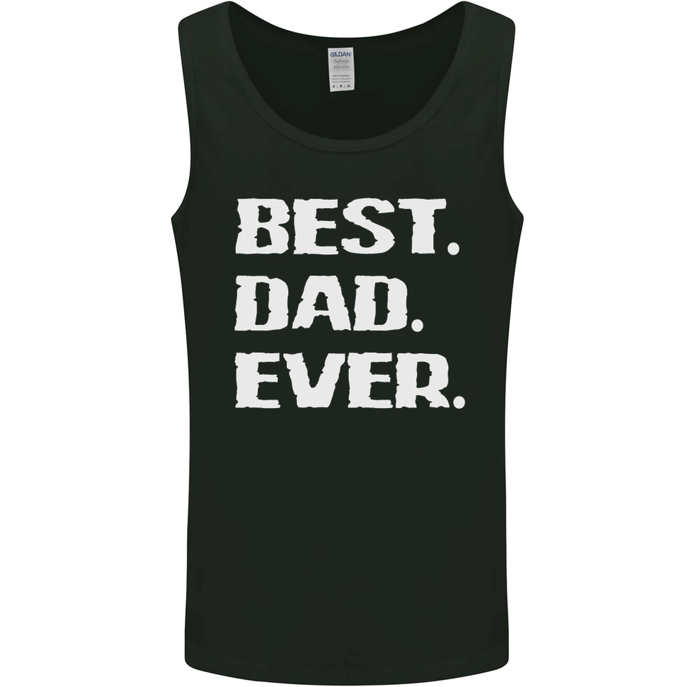 Best Dad Ever Funny Father's Day Vest Tank Top for Men  