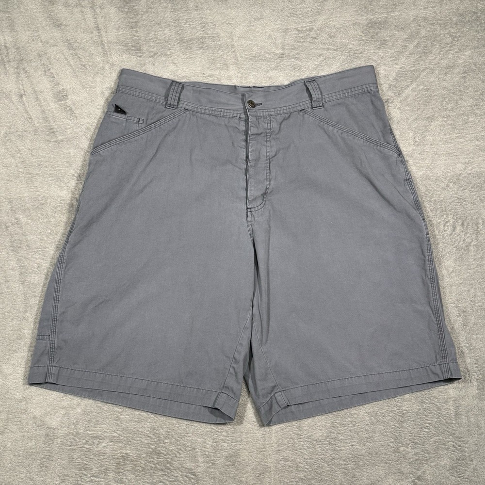 Nike ACG Gray Cargo Shorts Mens 38 Baggy Canvas Hiking Utility Gorpcore Skating