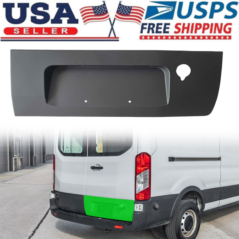 New For 2015-2019 Ford Transit 150-350HD Right Rear Back Door Trim License Panel